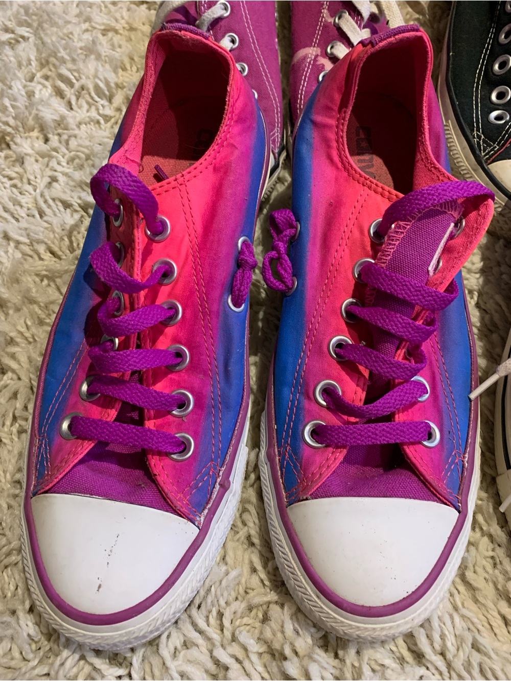 Neon Saturated Color Converse Sneakers CTAS W 7